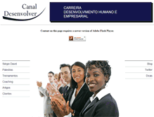 Tablet Screenshot of canaldesenvolver.com